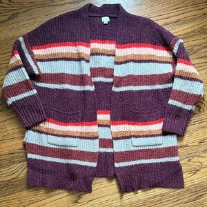 a new day Maroon Knit Cardigan